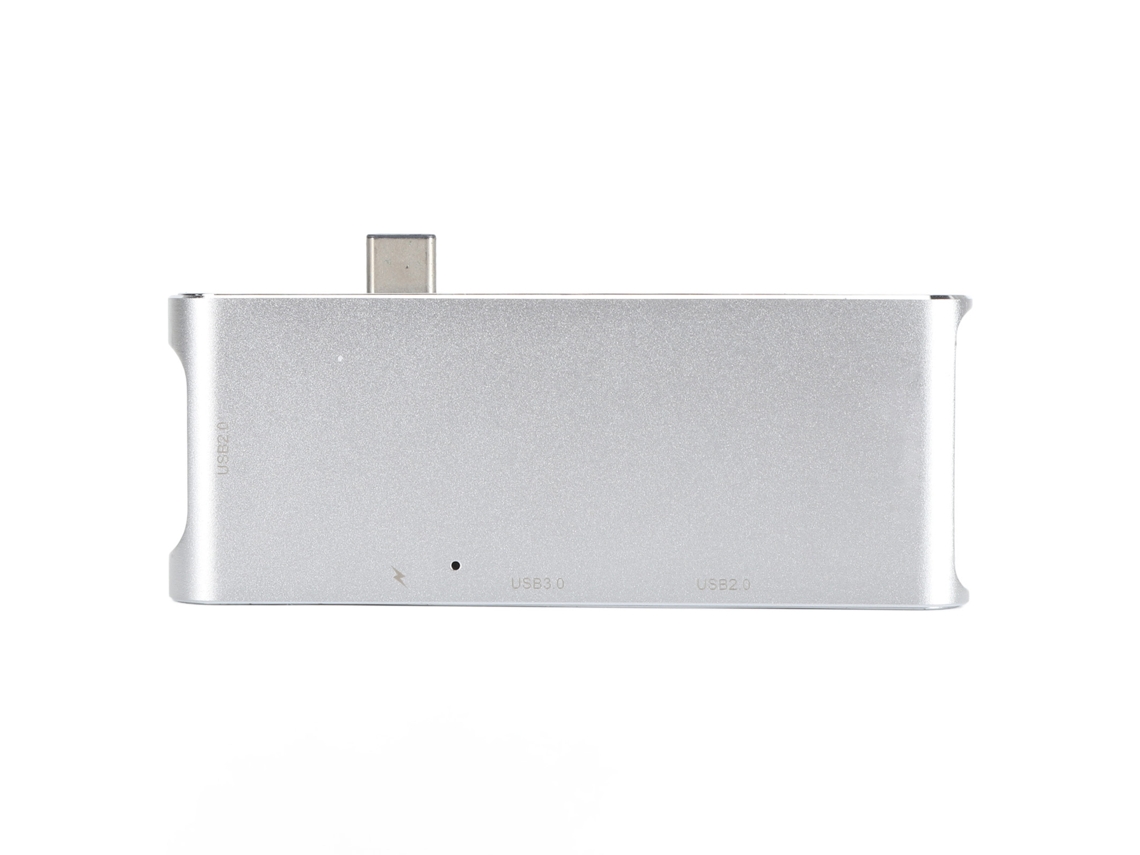 Estación De Acoplamiento Usb-c 6 En 1 Con Usb 3.0, Usb 2.0, Carga Pd Y Lector De Tarjetas.
