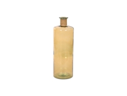 Jarrón de vidrio reciclado, 32 L, 25 x 25 x 75 cm, ALEXANDRA HOUSE LIVING