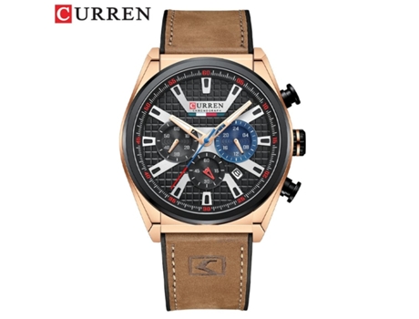 Relojes para Hombres Reloj Impermeable para Hombres Calendario de Cuarzo de Moda con Correa de sílice Relojes de Pulsera-Concha Rosa Negro VEANXIN