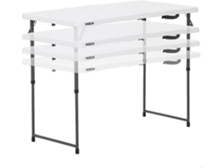 Mesa LIFETIME Multiusos (122x61x60/74/90 cm)