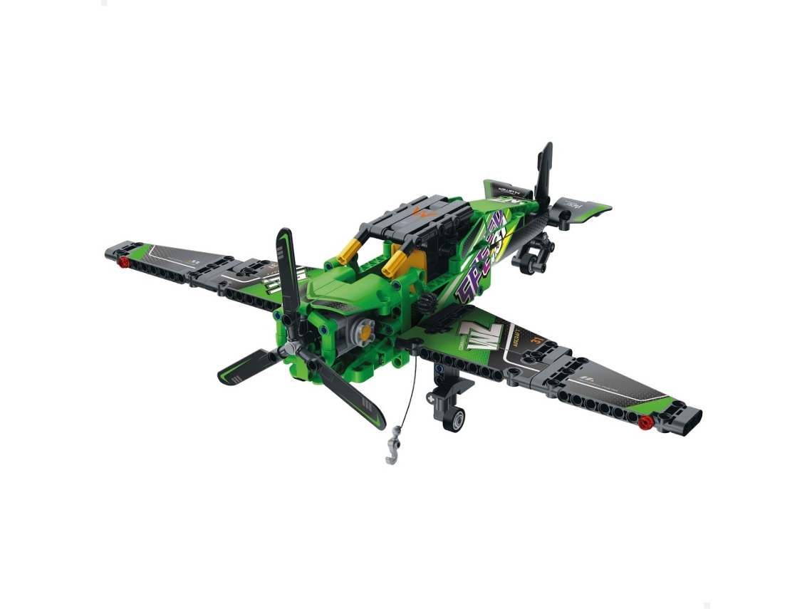 Avión de rescate de juguete desmontable 313 piezas BYM