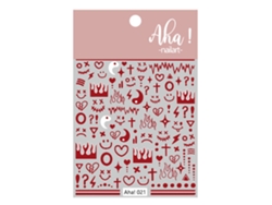 Pegatinas de uñas con diseño de grafiti, autoadhesivas abstractas con rostro de mujer, rosa y hojas, decoración de uñas para mujeres y niñas.
