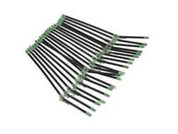 Danu26-20 Piezas Caña Antienredos Para Pesca Marina Con Gancho Y Conector De Equilibrio De Plástico Negro