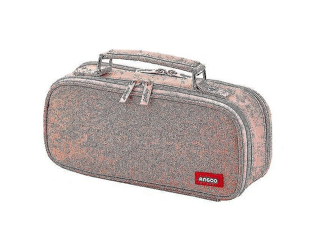 Estuche grande Big City con 5 compartimentos, bolsa de lona para estudiantes Chennnls