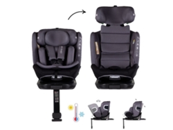 Silla de coche Chipolino Clima Air Antracita, tamaño I, con control de temperatura y rotación de 360° (40 x 150 cm)