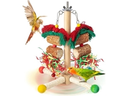 Juguete Para Loros, Columpio Para Pájaros, Decoración Para Jaulas De Pájaros Pequeños Y Medianos, Adecuado Para Loros Colilargos Verdes, Y E