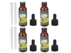Vlrla-4 Unidades 30ml Ginger Cabelo Growth Serum Essential Oil