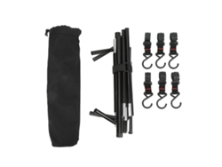Estante Colgante Para Camping Con 6 Ganchos, Capacidad De Carga De 6 Kg, Aluminio, Portátil Para Ollas Y Utensilios.