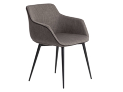 Cadeira ANGEL CERDÁ. 4005 (Preto, Cinzento - Poliuretano, Tecido - 60 x 59 x 77 cm)