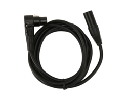 Cabo Xlr Macho Reto Para Fêmea Cotovelo 3 Pin Balanced 6.6ft Para Microfone Alto-falante Hifi