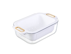 Colador Extensible Para Fregadero, Cesta De Drenaje Retráctil De Doble Capa Para Cocina Casera, Color Blanco