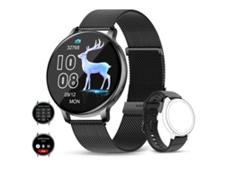 Reloj inteligente de 1,39" con función de llamada, más de 120 modos deportivos, monitor de frecuencia cardíaca y podómetro Bestvite