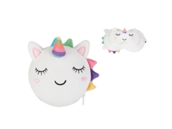 Almohada con Máscara de Dormir I-TOTAL Unicornio Xl2530