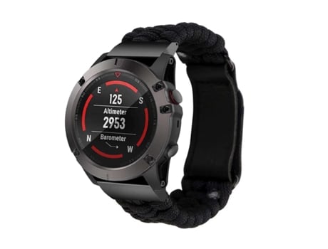 Correa para Garmin Fenix 5X Plus Negro