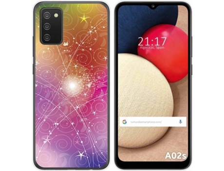 Carcasa Samsung Galaxy A02s TUMUNDOSMARTPHONE Abstracto Multicolor