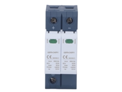 Protector Contra Sobretensiones Fotovoltaicas De 600 V Cc, 2 Polos, 40 Ka, Para Montaje En Riel Din.