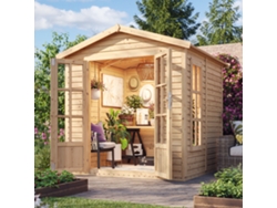 Caseta de Jardín de Madera TIMBELA M351Fb + H351Fbred (4 M² - 4 M2 )