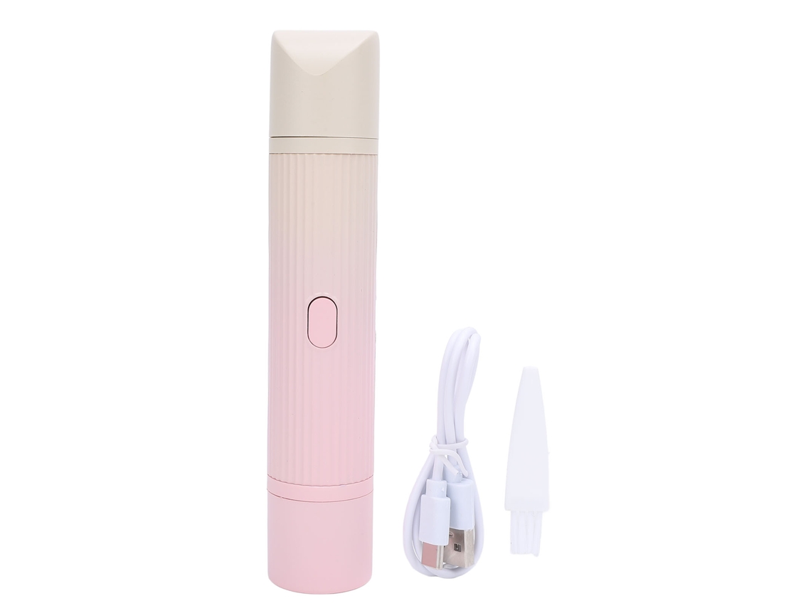 Depilador Eléctrico 2 En 1 Para Mujer Cabezas Duales Recargable Para Pelo Púbico Piernas Axilas Labios Rosa Degradado
