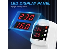 Enchufe Con Protección Automática Contra Sobretensión Y Sobrecorriente, Pantalla Led Y Reinicio Automático Para Refrigeradores.