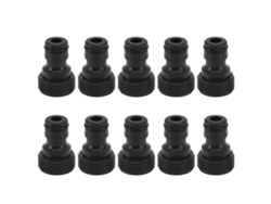 10 unidades de conector rápido G3/4 con rosca macho de 25 mm para manguera de plástico.