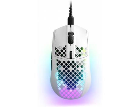 Ratón Gaming STEELSERIES Aerox 3 (85000 dpi - Blanco)