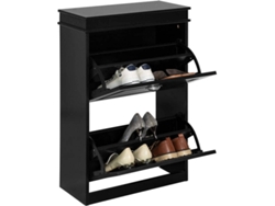 Zapatero SOBUY (Negro - 53x24x82 cm)