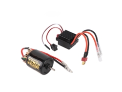 Motor De Escova Rc Com Esc 540 Para Axial Scx10 90046 Redcat Gen 8 Carro Rc 1/10 Crawler 55t