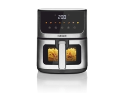 Freidora Digital sin Aceite HAEGER Magic Window - 4,7 L, 8 Programas, Pantalla digital,1200W
