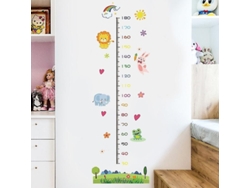 Adhesivo De Pared Para Medir La Altura De Los Niños - Diseño De Dibujos Animados - Decorativo Para La Habitación Del Bebé