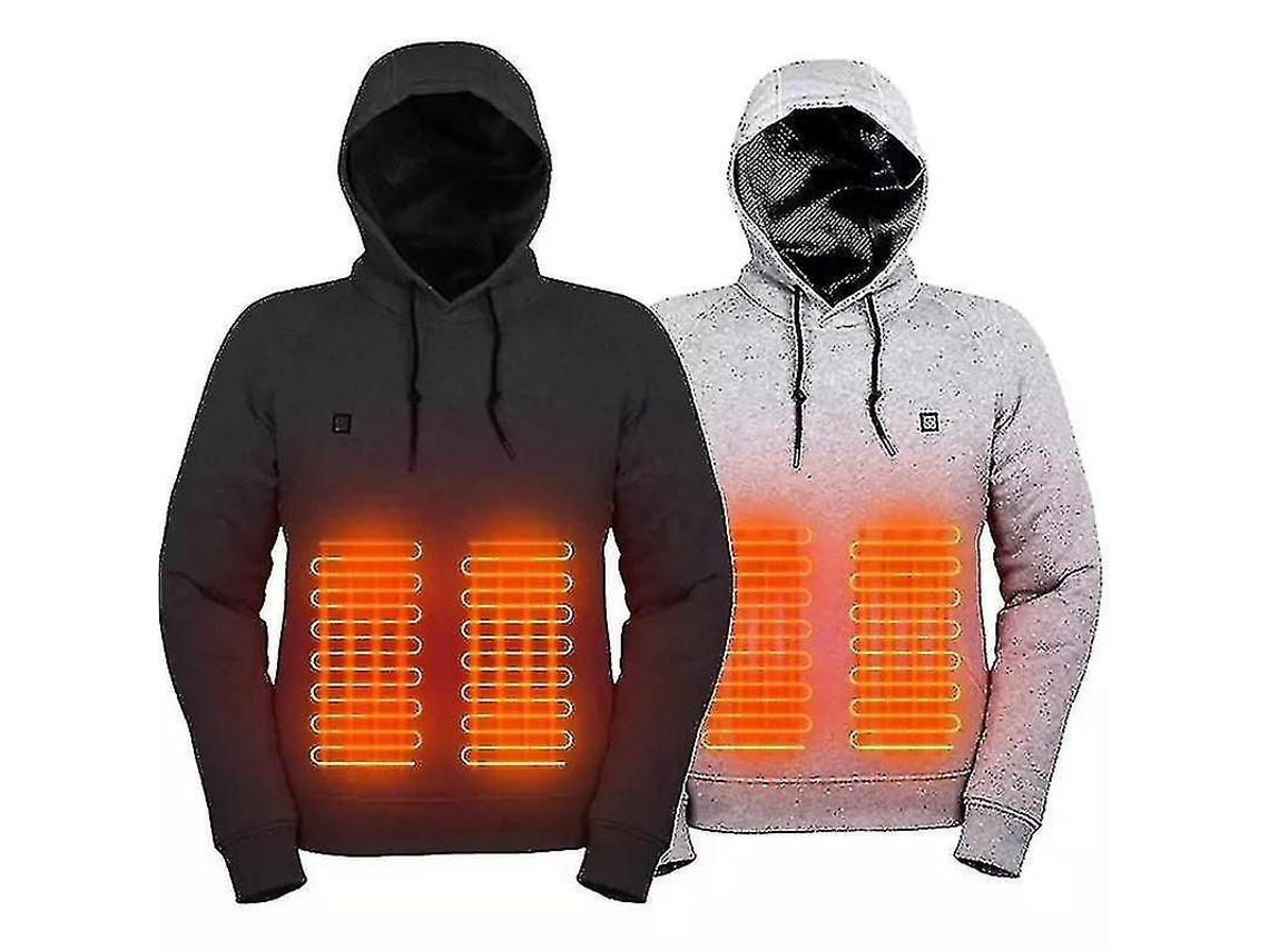 2026-sudadera Con Capucha Térmica Usb, Ligera Y Calefactada, Tecnología De Fibras De Carbono, Ajustable, Para Hombres Y Mujeres