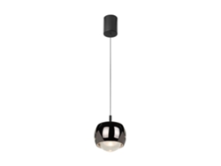 Lámpara cromo Ø 9,6 cm ROLLER LED 12W MANTRA ILUMINACIÓN