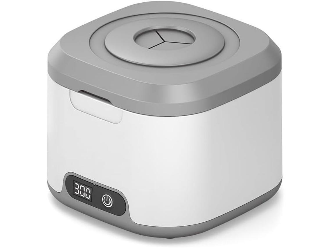Máquina Limpiadora Ultrasónica Para Uso Doméstico, Limpiador Ultrasónico, Máquina Limpiadora De Joyas (gris)