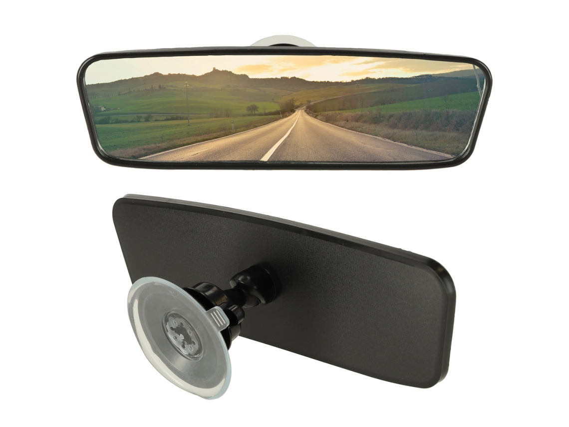 Espejo Retrovisor Gran Angular con Ventosa 20cm Pricenet