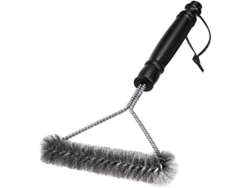 2026-cepillo Para Limpieza De Barbacoa Con Cerdas De Acero Inoxidable, Mango Largo 30cm, Limpieza Rápida Y Eficiente Para Todas Las Parrillas