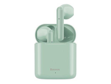 Auriculares verdes inalámbricos Baseus W09