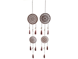 Colgante 2 Unidades Marrón de Metal 105*1*18cm Set de 2 Unidades Colgante de metal