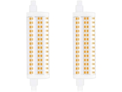 Bombilla Led R7s De 20 W Y 118 Mm, Regulable, 4000 K, 2200 Lm, Equivalente A Una Bombilla Halógena De 200 W (2 Unidades)
