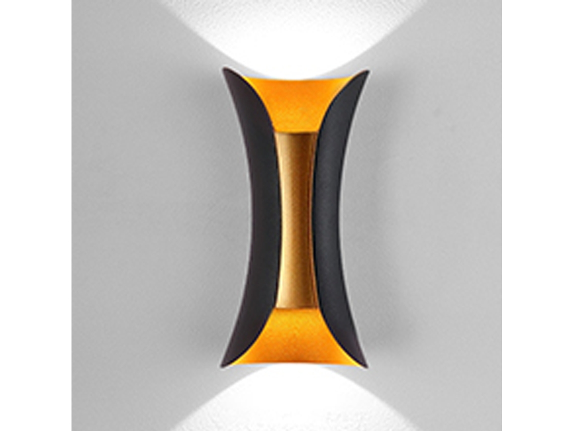 Aplique De Pared Led De 10 W (blanco Frío), Resistente Al Agua Y Al Viento, Material Abs, Estilo Minimalista Moderno.
