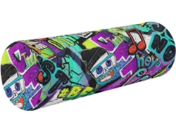 Almohada Funda Cilíndrica Decorativa (poliéster) (espuma Viscoelástica). Soporte Fácil Limpiar.