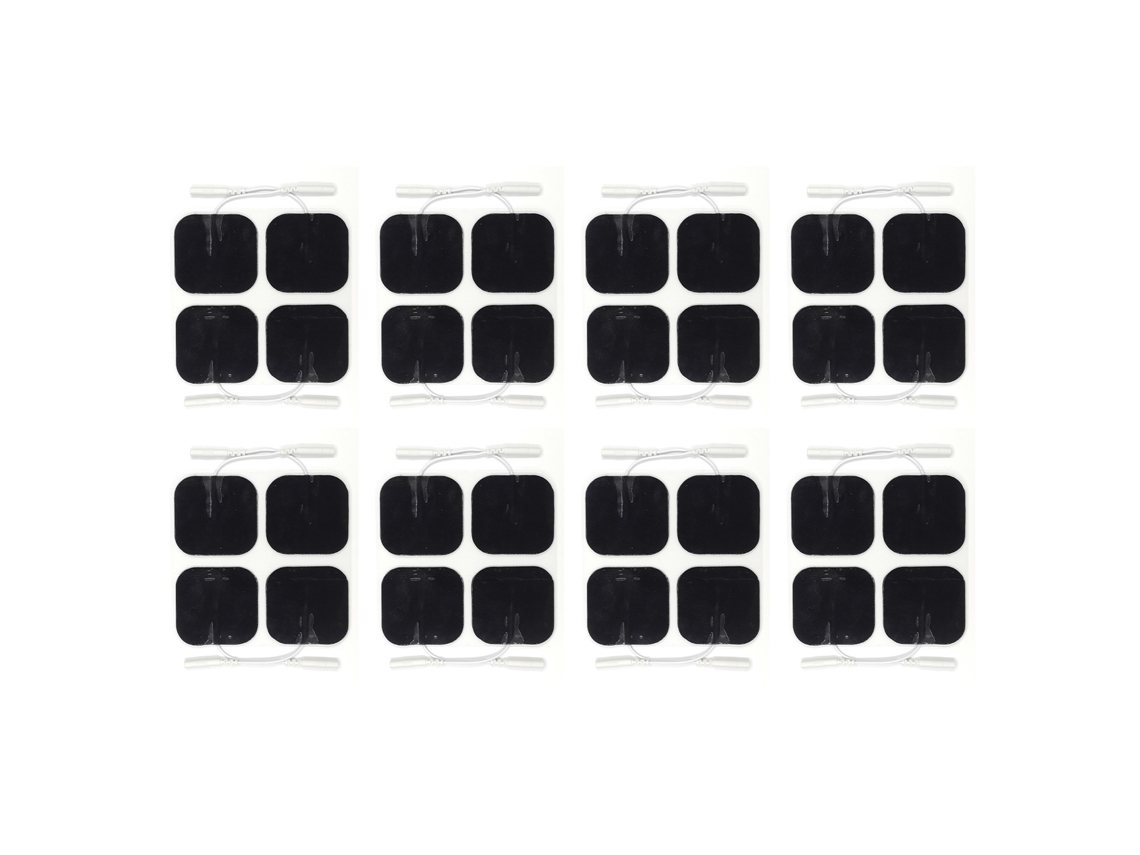 36 Parches de Electrodo Reutilizables, Repuestos Rectangulares para Máquina TENS, Alta Adhesión KOFIHETY