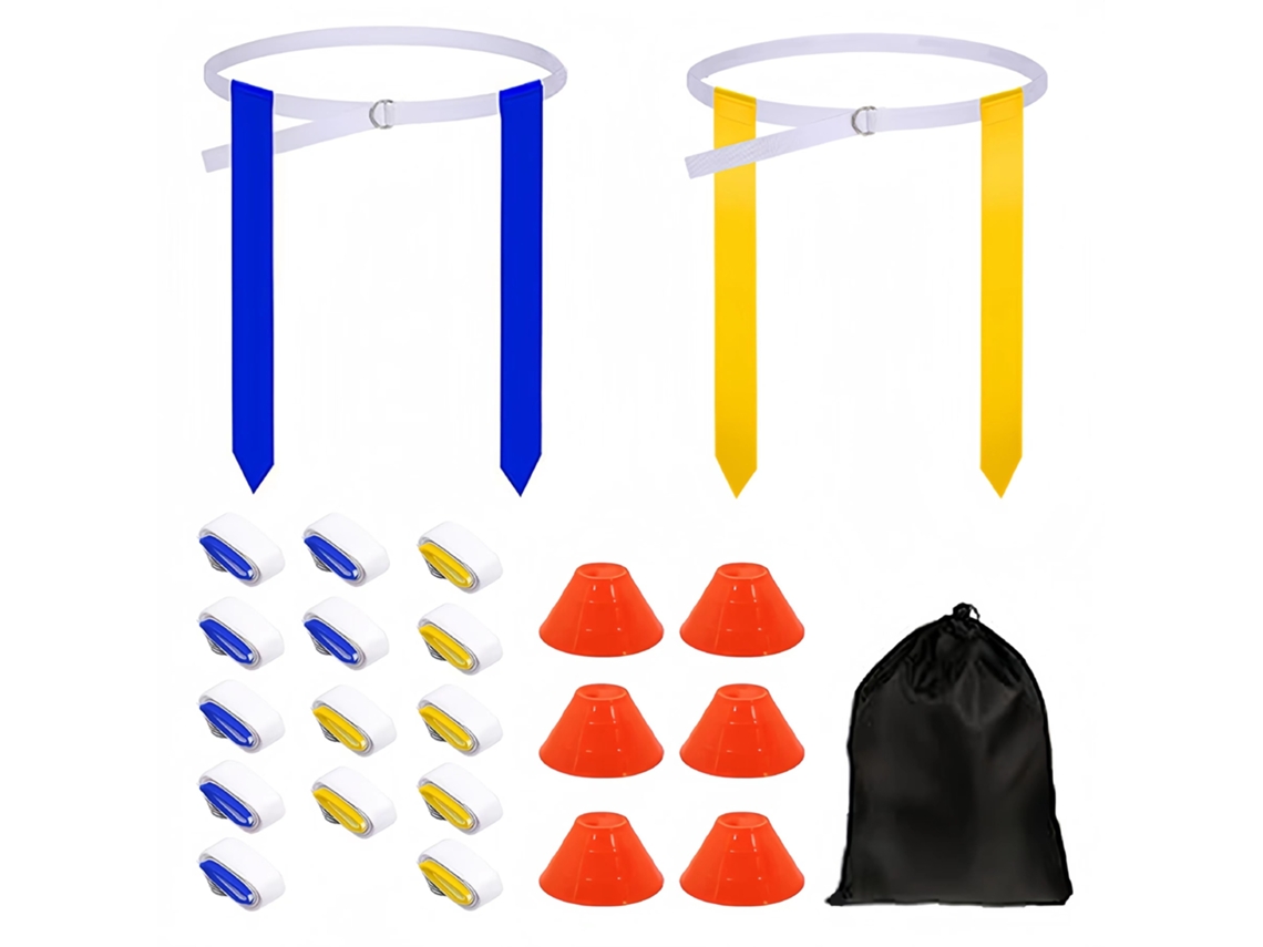 Conjunto de fútbol americano sin contacto con cinturón desmontable para jóvenes y adultos. Eifson