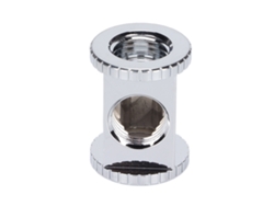 T Block Fitting Hembra Rosca G1/4in Te T De Latón Acero Inoxidable Para Enfriamiento De Agua