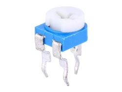2026horizon-50 Piezas Potenciómetro Horizontal Azul Blanco Resistencia Variable 100-2000kω (1000k) Precisión Alta