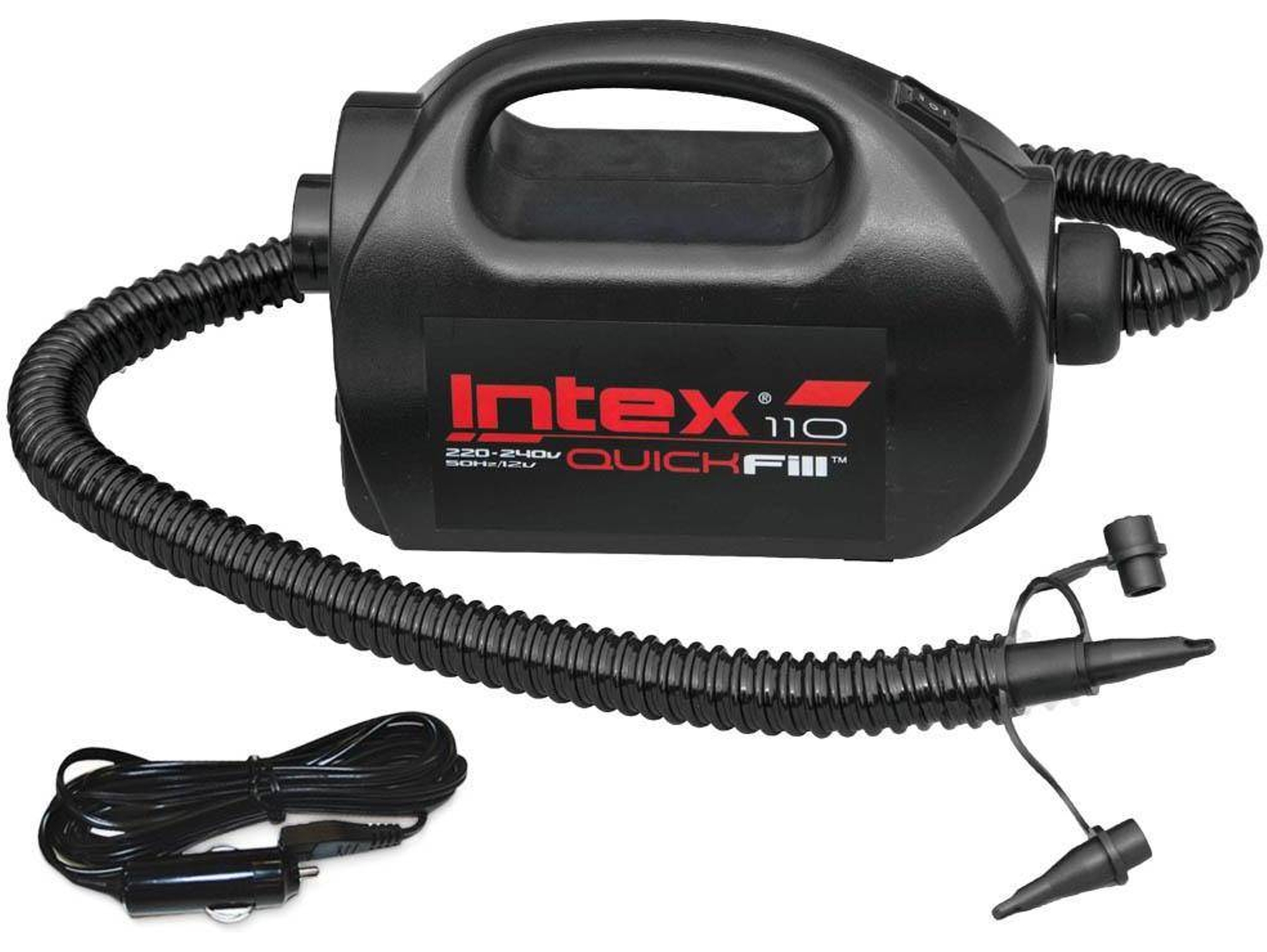 Bombas de Aire INTEX Eléctrico Negro (26x17.5cm)