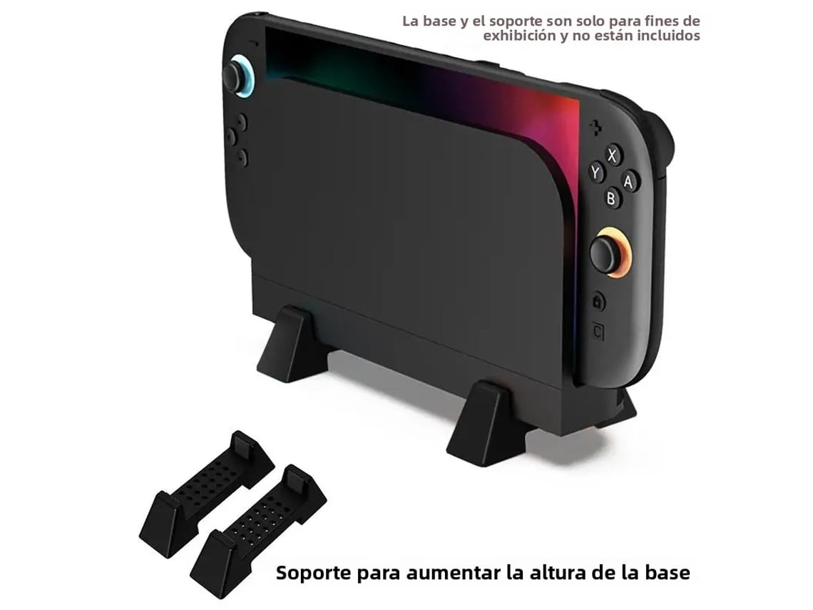 Soporte De Pared Ns2 Para Consolas - Base Grande De Aleación Con Asa De Almacenamiento