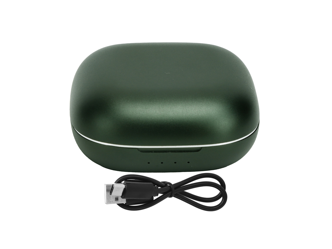 Fone De Ouvido Bluetooth Sem Fio Com Redução De Ruído Para Esportes Ios/android Cor Verde M20