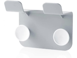 Soporte de pared autoadhesivo para secador de pelo con organizador de cable, compatible con la mayoría de los modelos GOKOCO.
