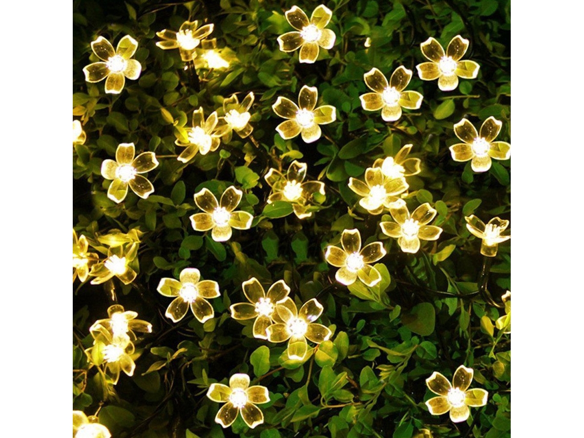 Luces solares de flores, decoraciones al aire libre, luces de hadas impermeables NEVEANCE
