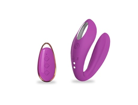 Vibrador de control remoto inalámbrico, estimulador de clítoris para mujeres (púrpura) ENZONS