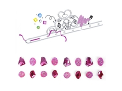 Box tiaras de princesa para personalizar - gemas rosas